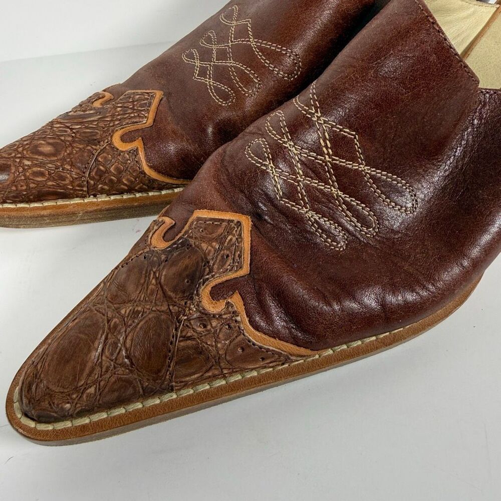 Carlos Falchi Vintage Mules - Picture 6 of 6